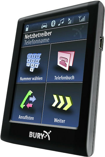 Bury Bluetooth Αυτοκινήτου Handsfree CC9068 για το Ταμπλό (Audio Receiver / Multipoint)