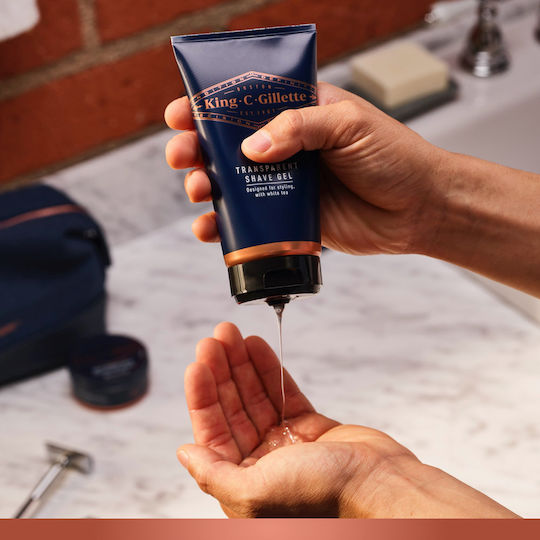 Gillette King C Transparent Gel Ξυρίσματος 150ml