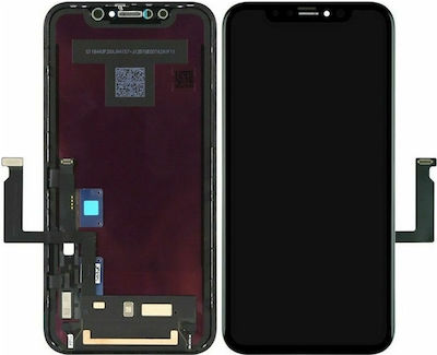 Οθόνη Type A mit Touchscreen für iPhone XR (Schwarz)