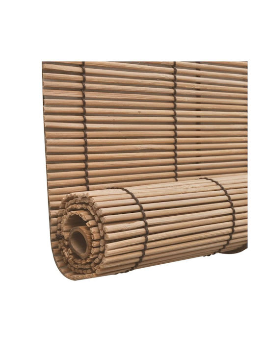 vidaXL Shade Blind Bamboo Coffee 2τμχ L100xH160cm