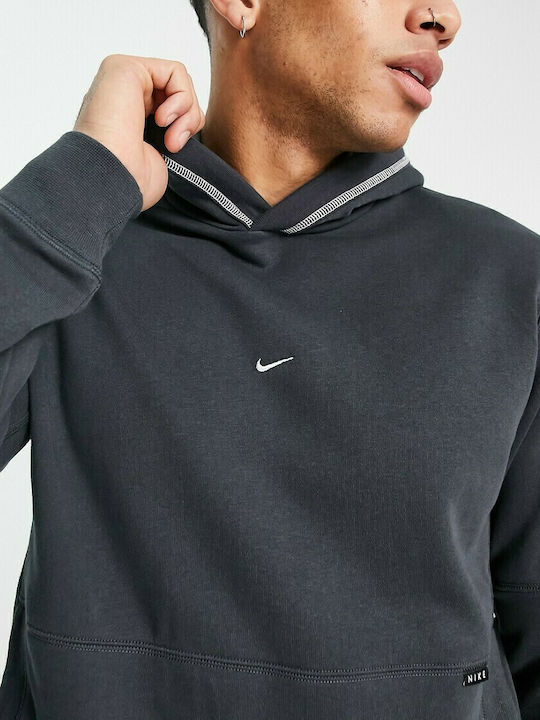 Nike Football Strike Men's Sweatshirt with Hood and Pockets Gray