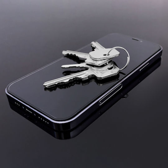Wozinsky Case Friendly Пълно лепило Закалено стъкло за цялото лице Черен (Galaxy S22 5G)