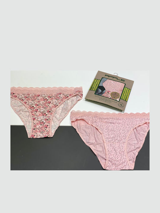 Damen Slip 2Pack Pink