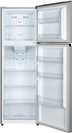 Hisense Ψυγείο Δίπορτο 249lt NoFrost Υ167.6xΠ56.7xΒ55εκ. Inox RT327N4ACF