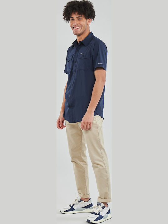 Utilizer II Short-sleeved Shirt Navy Blue