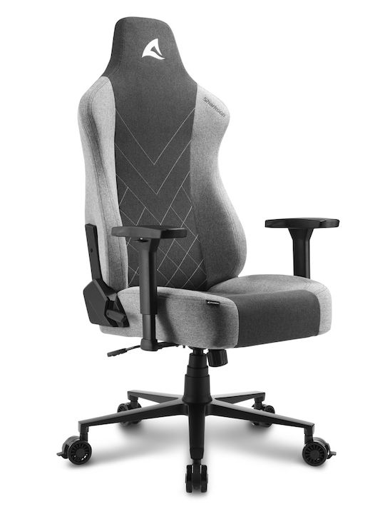 Sharkoon SKILLER SGS30 Fabric Artificial Leather Gaming Chair with Adjustable Arms Black/Grey