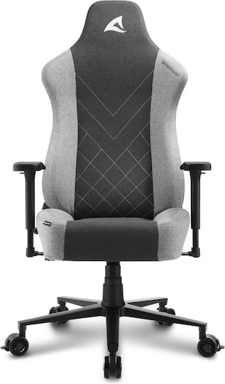 Sharkoon SKILLER SGS30 Fabric Artificial Leather Gaming Chair with Adjustable Arms Black/Grey