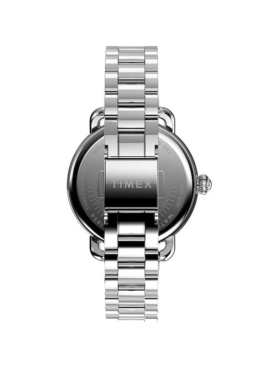 Timex Uhr mit Silber Metallarmband