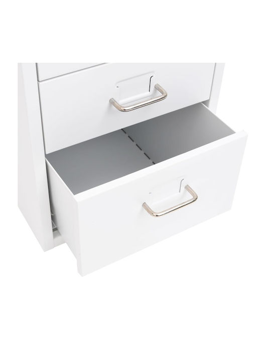Schublade Büro mit Rädern White 28x41x69cm