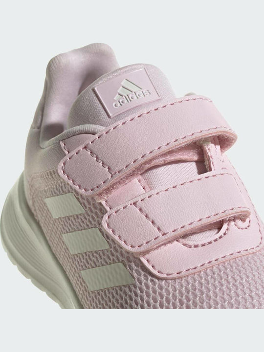 Tensaur Tensaur Run 2.0 CF I Kids Sports Shoes Running with Hoop & Loop Closure Clear Pink / Core White