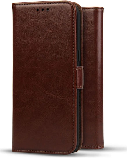 Rosso Element Wallet Δερματίνης Καφέ (Edge 20 Pro)