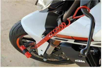 Radikal RK72 Motorradschloss Rot Farbe