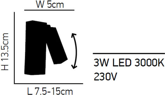 Home Lighting Μονό LED Θερμό Λευκό Σποτ σε Χάλκινο Χρώμα