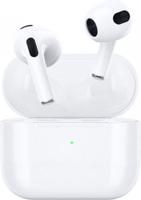 Wiwu Airbuds 3 SE Bluetooth Handsfree Ακουστικά με Θήκη Φόρτισης Λευκά