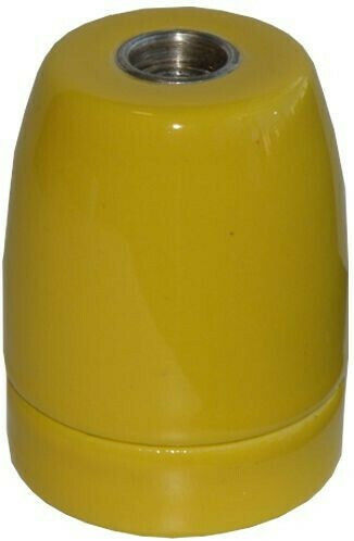 Elvhx Power Socket with Socket E27 in Yellow color Set 1pcs EL427811