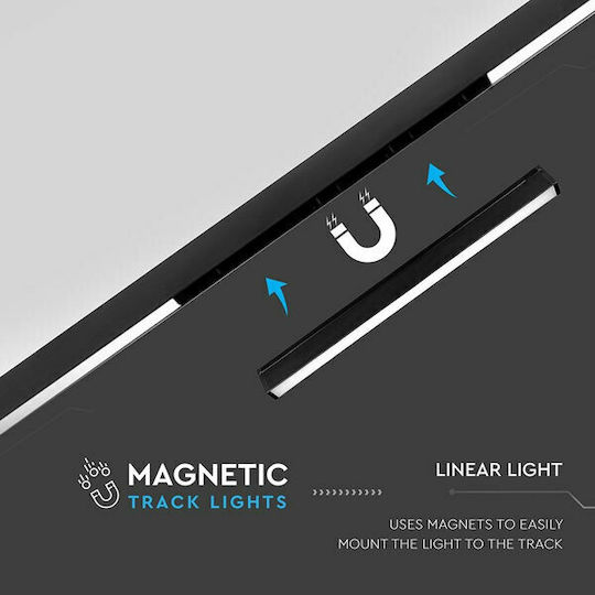 V-TAC Commercial Linear LED Ceiling Light 30W Natural White IP20 Dimmable L59xD35xH5.9cm