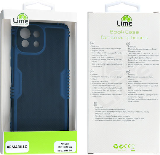 Lime Armadillo Camera Guard Back Cover Πλαστικό Μπλε (Xiaomi Mi 11 Lite / 11 Lite 5G / 11 Lite 5G NE)