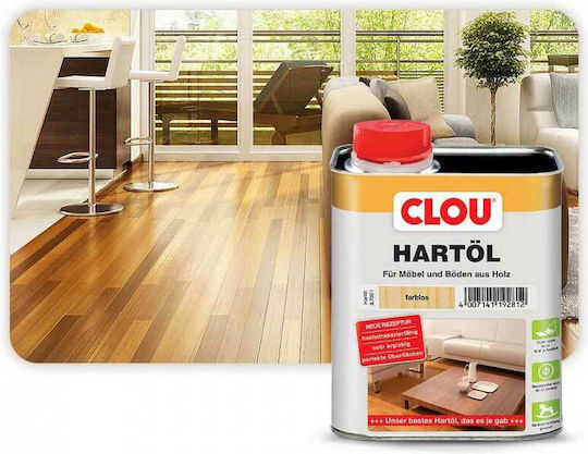 Clou Holzöl Farblos Λάδι Συντήρησης Άχρωμο Σατινέ 750ml
