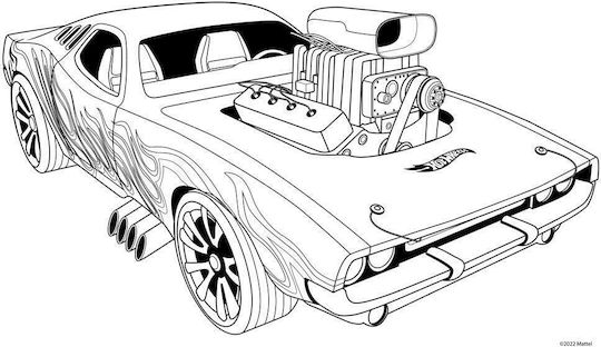 Diakakis Drawing Pad Hot Wheels 1pcs
