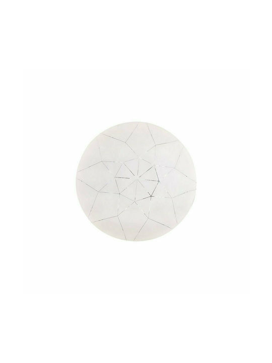 Rabalux Damien Smart Ceiling Mount Light 39cm White with Integrated LED and Remote Control