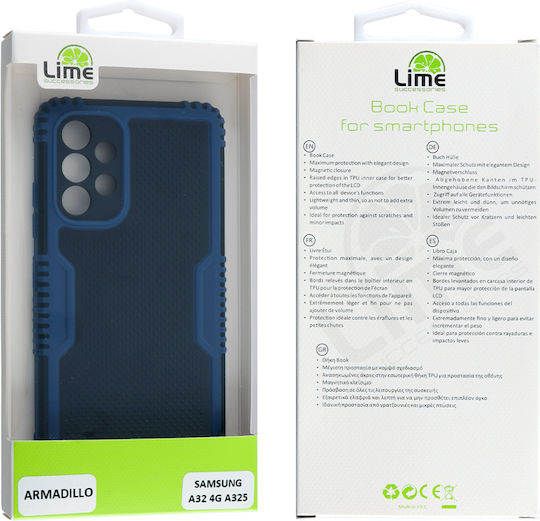 Lime Armadillo Camera Guard Back Cover Πλαστικό Μπλε (Galaxy A32 4G)