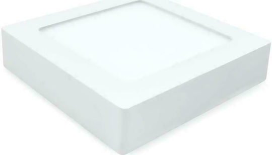 Geyer Τετράγωνο Εξωτερικό LED Panel 18W με Ψυχρό Λευκό Φως 6500K 22.5x22.5εκ.
