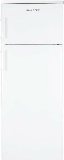 Philco Double Door Refrigerator 206lt H143xW55xD56cm White PRD-222W