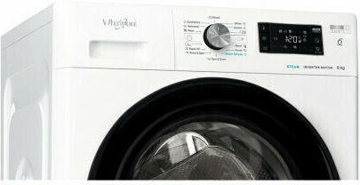 Whirlpool Πλυντήριο Ρούχων 8kg με Τεχνολογία Ατμού 1400 Στροφών 6th Sense FFB 8458 BV EE