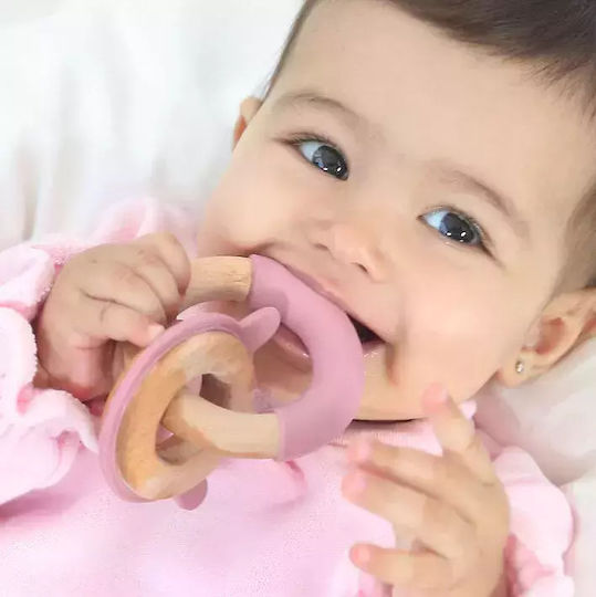 Kiokids Bunny Μασητικός Κρίκος Οδοντοφυΐας από Σιλικόνη για 3 m+