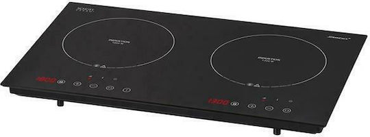 Steba IK 300 S.C Επιτραπέζια Εστία Επαγωγική Διπλή Μαύρη