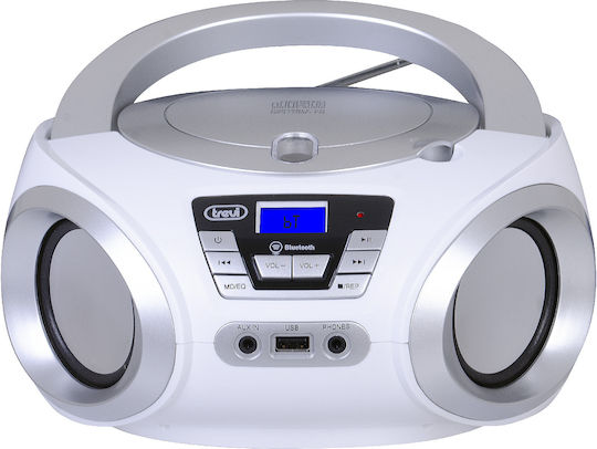 Trevi Φορητό Ηχοσύστημα CMP544BT mit Bluetooth / MP3-Spieler / USB / Radio in Silber Farbe