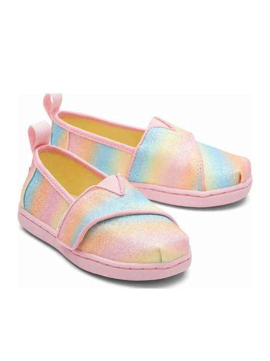 Espadrile pentru Copii cu închidere Hoop & Loop Roz Alpargata