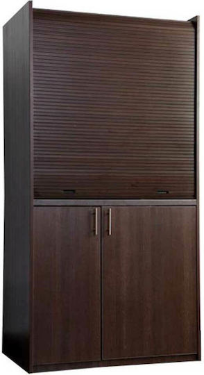 Silver ΚΣ105 Кухненски шкаф с ляв сифон 105x65x209см Венге
