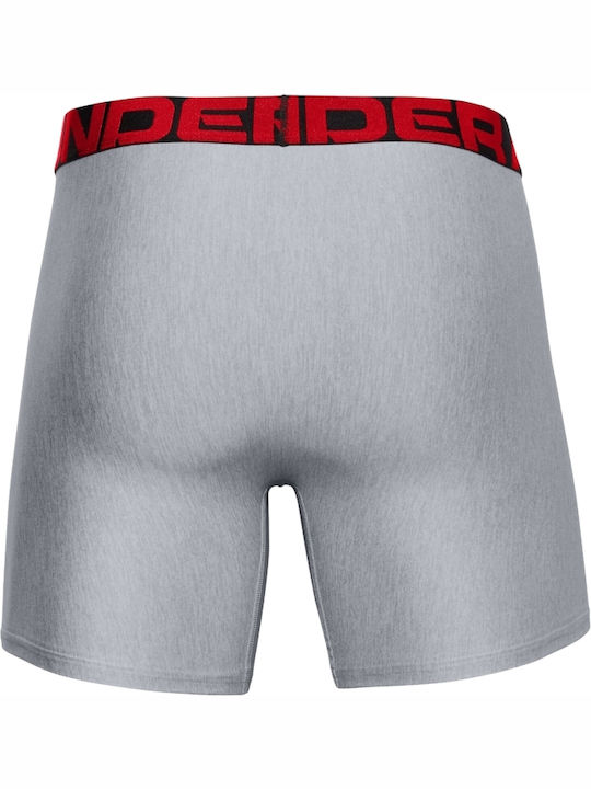 Tech 6In Men's Boxers Gray 2Pack