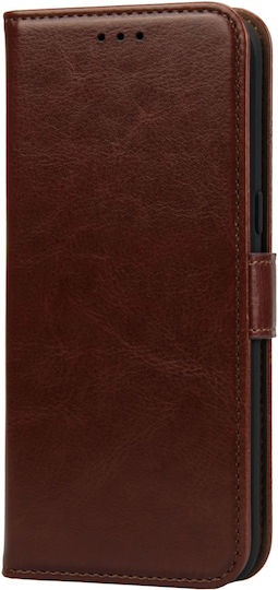 Rosso Element Wallet Synthetic Leather Brown (Motorola Moto G60S)