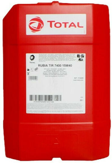 Total Rubia Tir 7400 Масло за Автомобили 15W-40 20лт