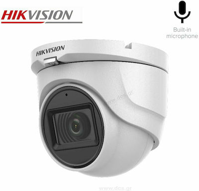 Hikvision DS-2CE76D0T-ITMFS CCTV Überwachungskamera 1080p Full HD Wasserdicht mit Mikrofon und Objektiv 3.6mm