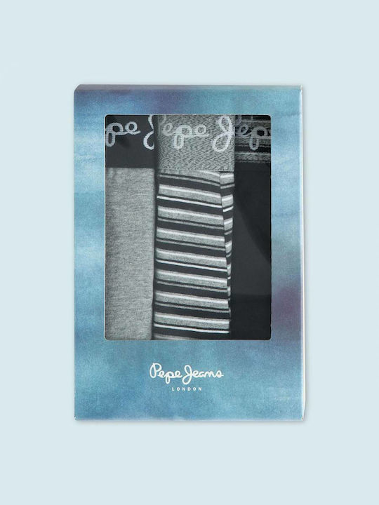 Ανδρικά Μποξεράκια Γκρι / Μαύρο 3Pack