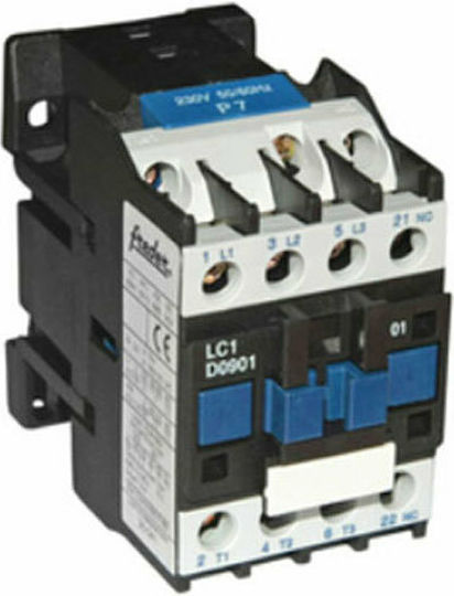 Adeleq Industrial Power με Πηνίο 5.5KW, Βοηθητική Επαφή 1NC 26-0551