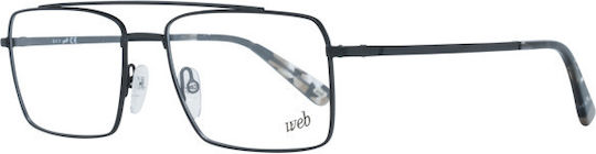 Web Herren Metallisches Brillengestell Grau WE5347 002