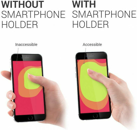 KWmobile 3τμχ Finger Holder Κινητού σε Λευκό χρώμα