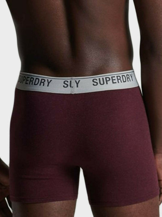 Ανδρικά Μποξεράκια Burgundy / Red / Pink 3Pack
