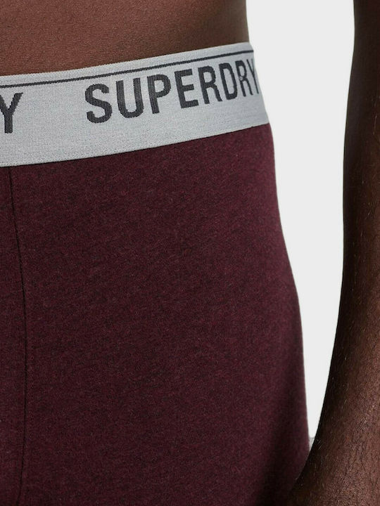 Ανδρικά Μποξεράκια Burgundy / Red / Pink 3Pack