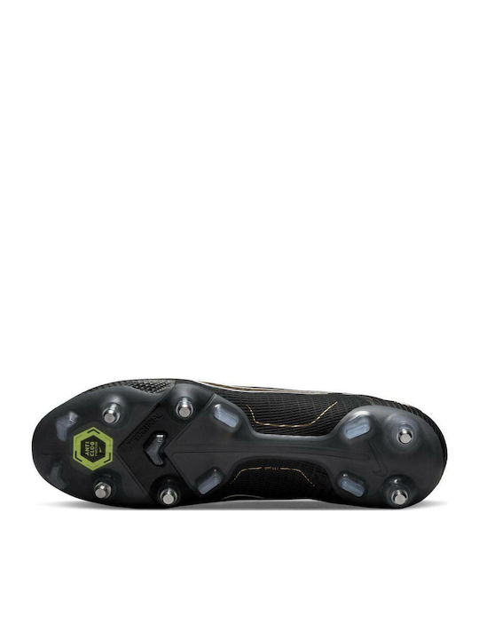 Nike Mercurial Superfly 8 Elite Fußballschuhe mit Stollen Black / Metallic Silver / Medium Ash / Metallic Gold