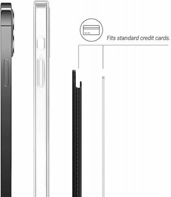 KWmobile PU Leather MagSafe Θήκη Καρτών σε Μαύρο χρώμα