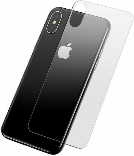 Baseus Back Film Full Tempered Glass for iPhone XS Max Transparent