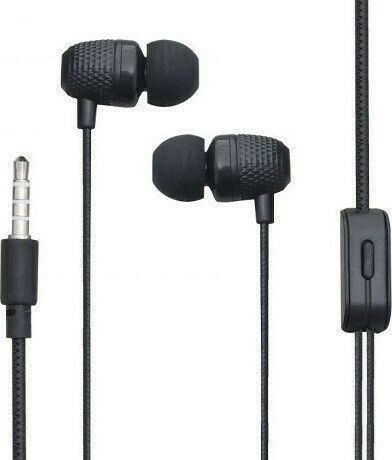 Inkax EP-14 In-ear Handsfree με Βύσμα 3.5mm Μαύρο