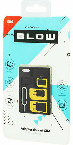 Blow DM-75-785 SIM Adapter σε Κίτρινο χρώμα