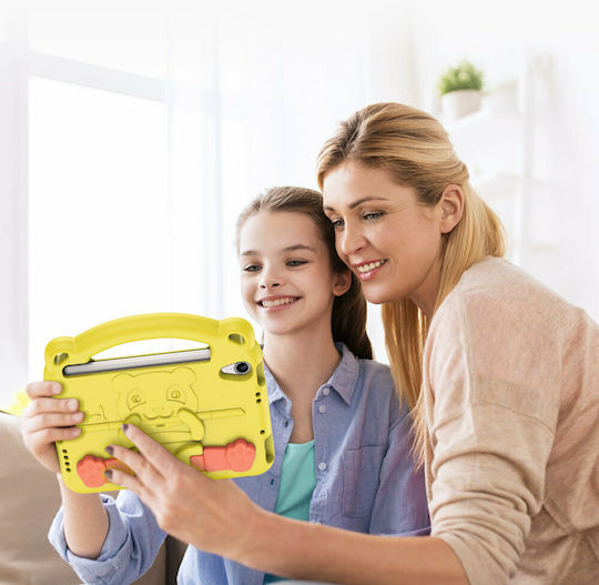 Dux Ducis Panda Umschlag Rückseite Für Kinder Gelbe iPad mini 2021 / mini 2024