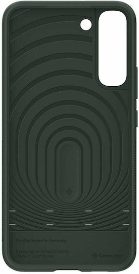 Caseology Parallax Back Cover Plastic / Silicone Midnight Green (Galaxy S22+)